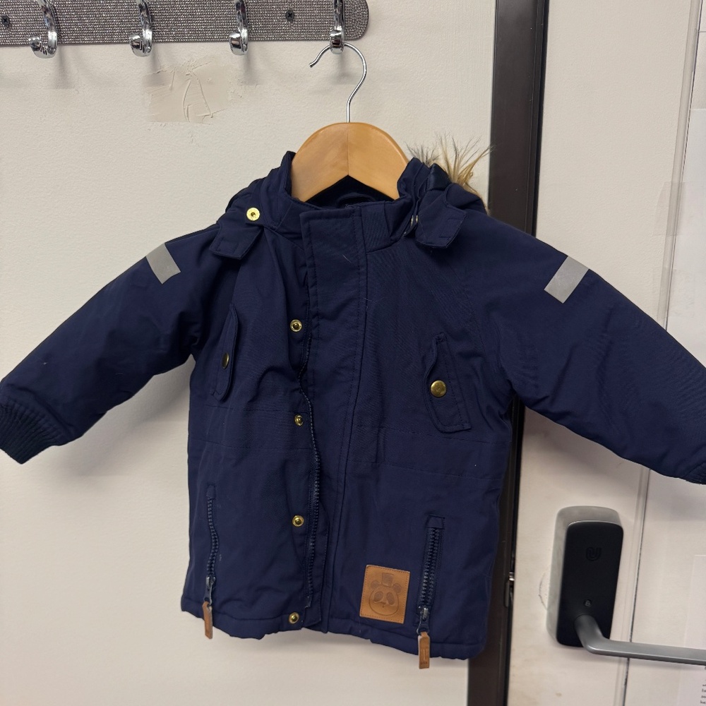 Mini Rodini Navy Winter Coat (12-18 months)